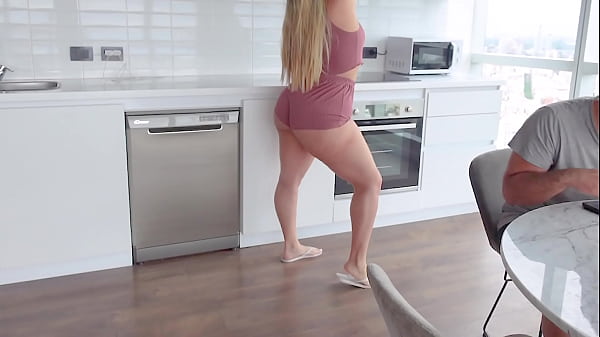 My Stepmom Got So Horny In The Kitchen And She Let Me Fuck Her Big Ass  Big Ass Porn Hub